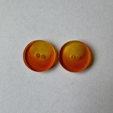 Bouton orange pailleté 21 mm - Découvrez des centaines de modèles !