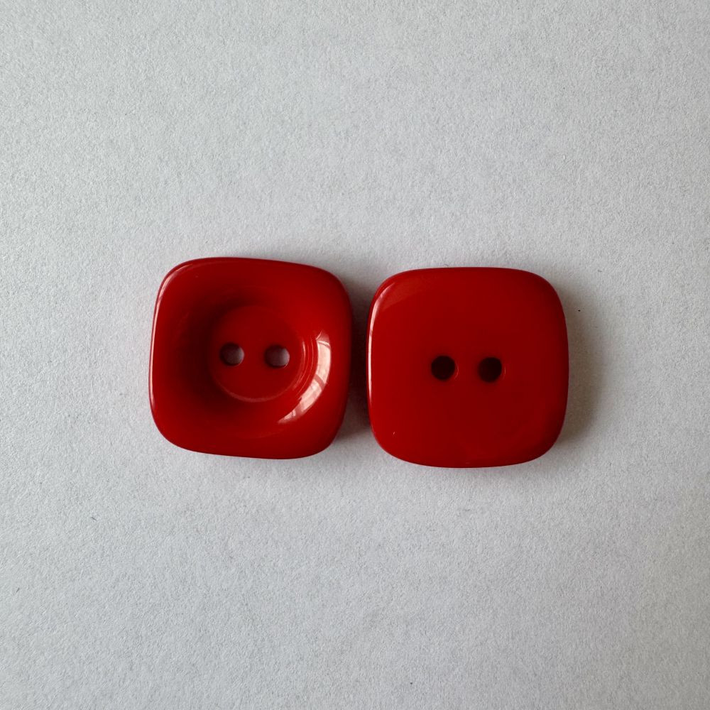 Bouton rouge carré 20 mm - Découvrez des centaines de modèles !