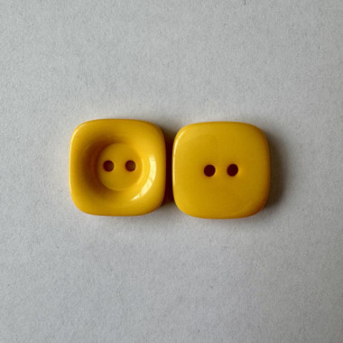 Bouton jaune carré 20 mm - Découvrez des centaines de modèles !