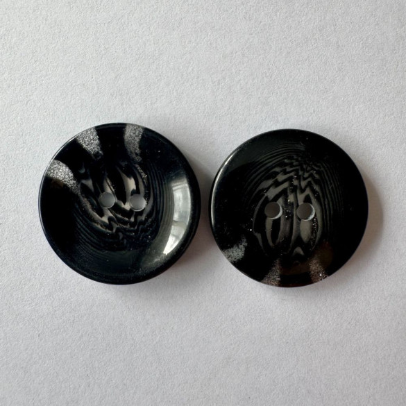 Bouton noir pailleté 29 mm - Découvrez des centaines de modèles !