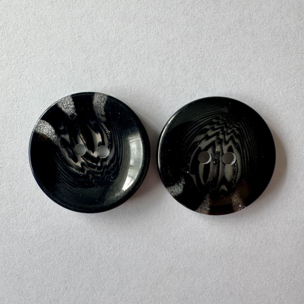 Bouton noir pailleté 29 mm - Découvrez des centaines de modèles !