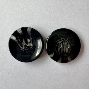 Bouton noir pailleté 29 mm - Découvrez des centaines de modèles !