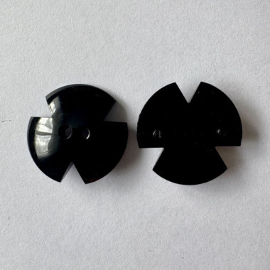 Bouton noir fantaisie 28 mm - Découvrez des centaines de modèles !