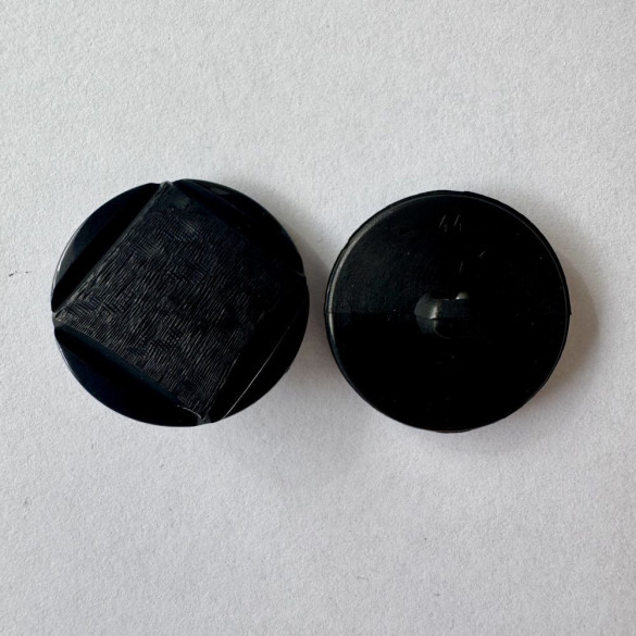 Bouton noir avec carré central 28 mm - Découvrez des centaines de modèles !