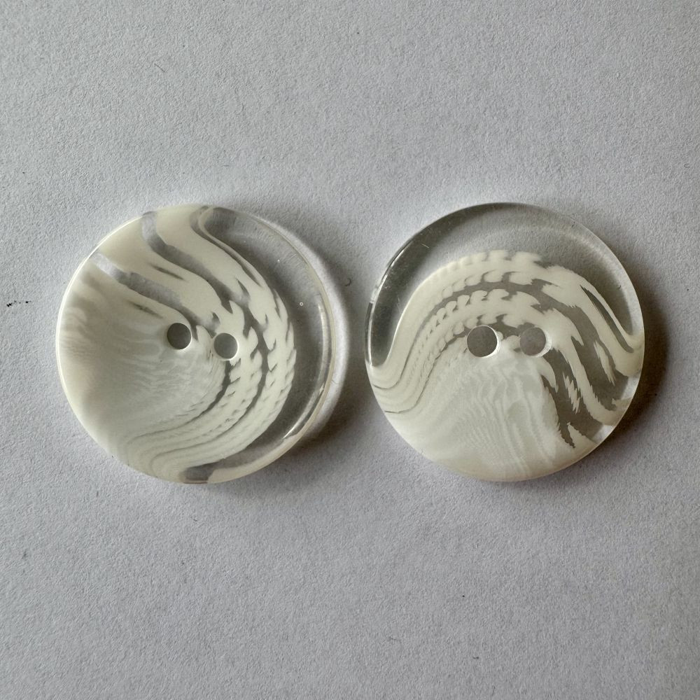 Bouton blanc marbré 30 mm - Découvrez des centaines de modèles !
