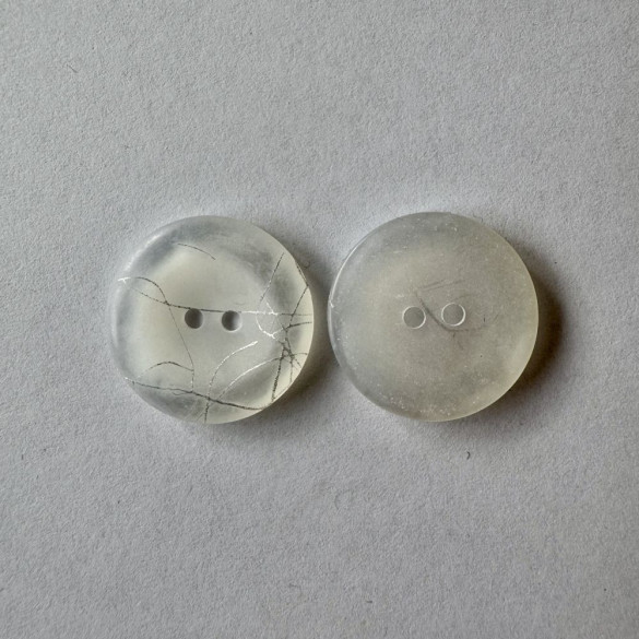 Bouton blanc avec motifs argentés 25 mm - Découvrez des centaines de modèles !