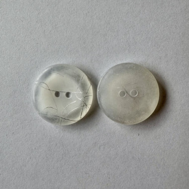 Bouton blanc avec motifs argentés 25 mm - Découvrez des centaines de modèles !