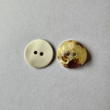 Bouton blanc nacré 20 mm - Découvrez des centaines de modèles !