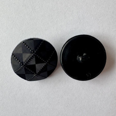 Bouton noir effet damier 30 mm - Découvrez des centaines de modèles !