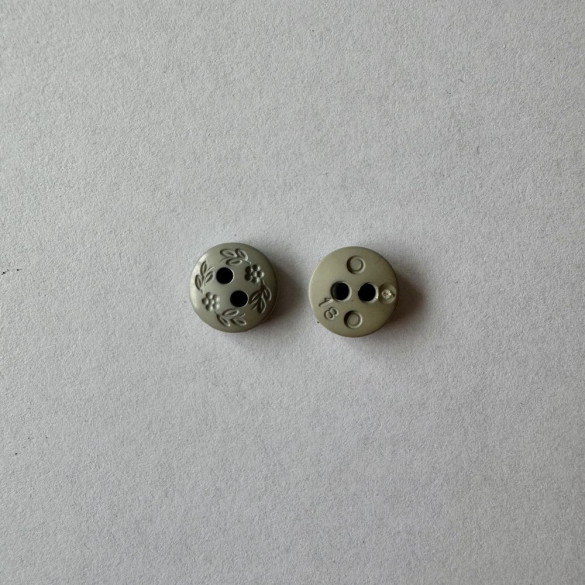 Bouton gris avec fleurs 11 mm - Découvrez des centaines de modèles !