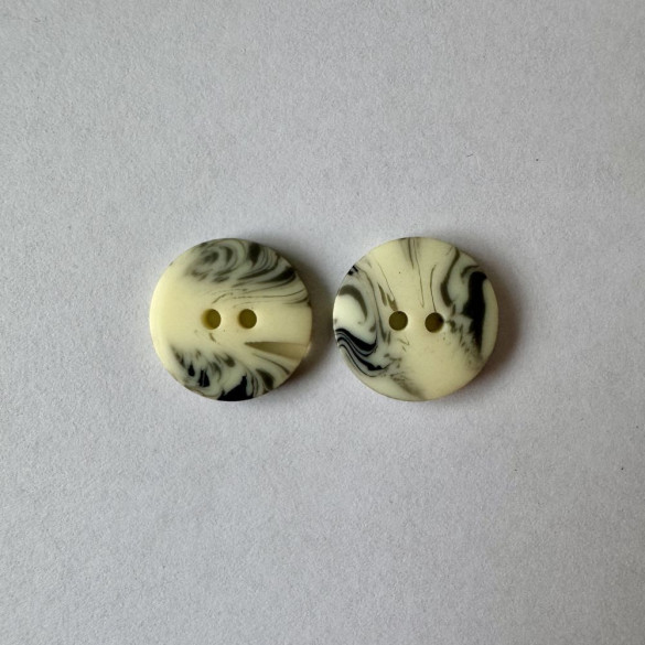 Bouton crème et noir marbré 18 mm - Découvrez des centaines de modèles !
