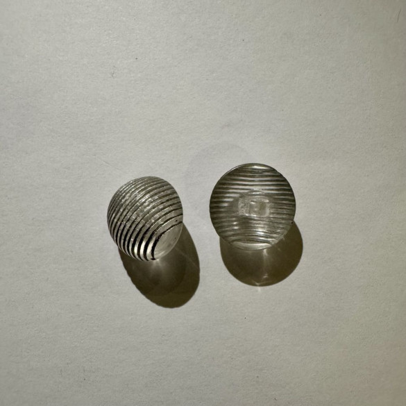 Bouton boule gris rayé 16 mm - Découvrez des centaines de modèles !