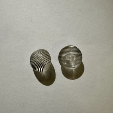 Bouton boule gris rayé 16 mm - Découvrez des centaines de modèles !
