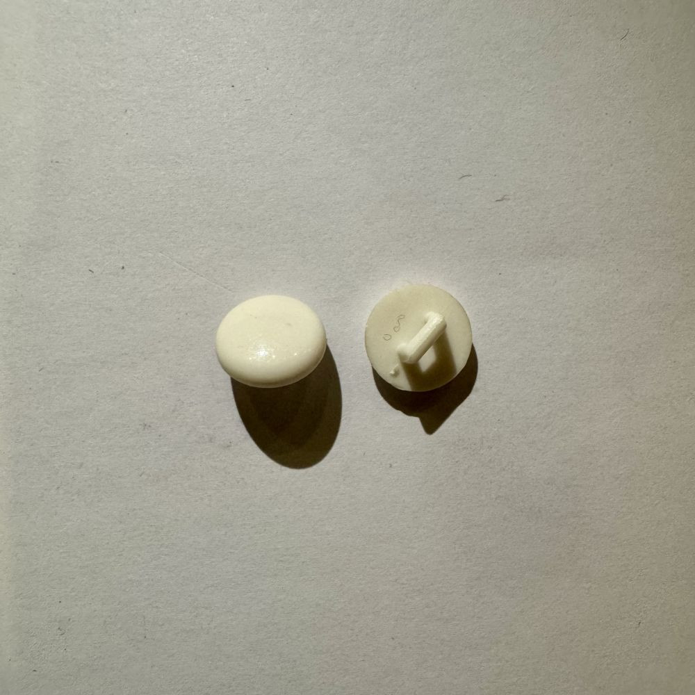 Bouton blanc à queue 11 mm - Découvrez des centaines de modèles !