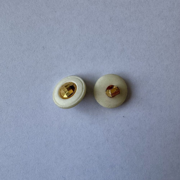 Bouton crème et doré 16 mm - Découvrez des centaines de modèles !
