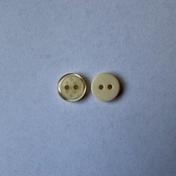 Bouton crème avec fleurs 12 mm - Découvrez des centaines de modèles !