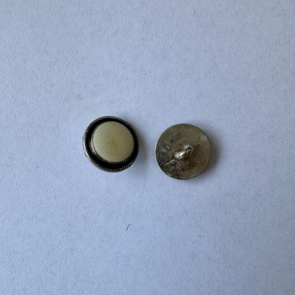 Bouton métallique noir et blanc 15 mm - Découvrez des centaines de modèles !