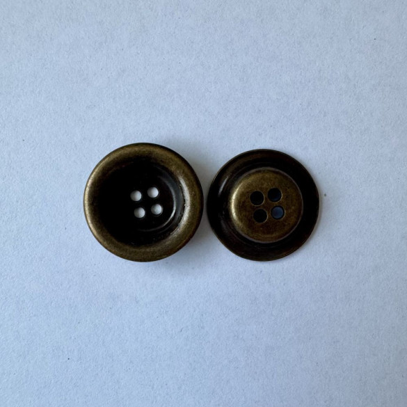 Bouton métallique couleur bronze 22 mm - Découvrez des centaines de modèles !