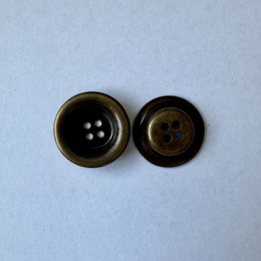 Bouton métallique couleur bronze 22 mm - Découvrez des centaines de modèles !