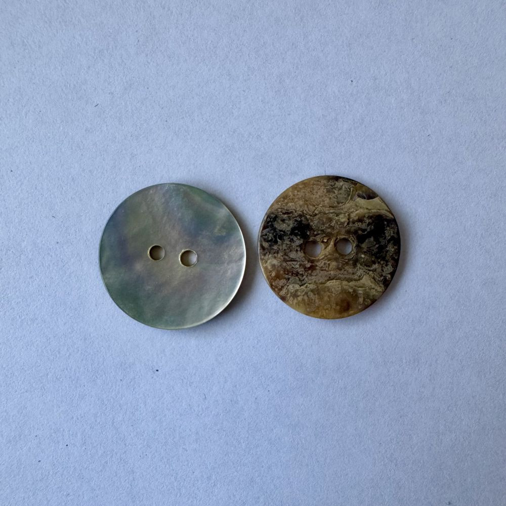 Bouton blanc nacré 22 mm - Découvrez des centaines de modèles !