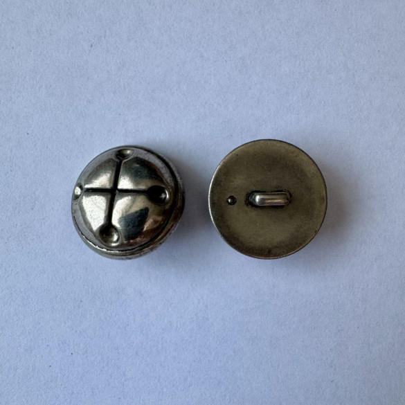 Bouton métallique gris 26 mm - Découvrez des centaines de modèles !