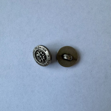 Bouton métallique gris High Fashion 15 mm - Découvrez des centaines de modèles !
