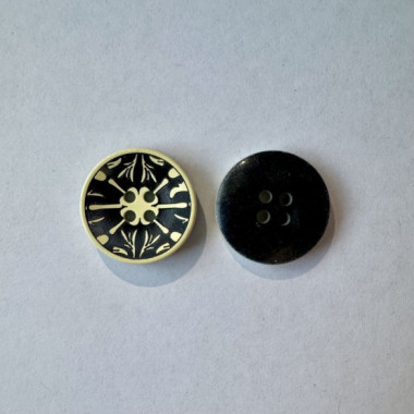 Bouton noir et blanc 21 mm - Découvrez des centaines de modèles !