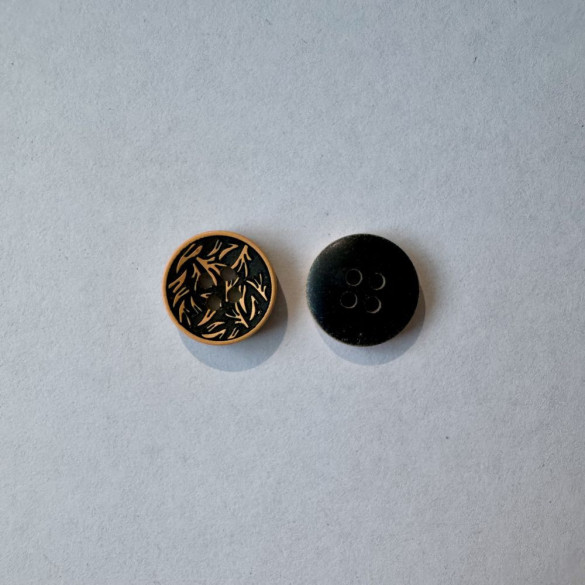 Bouton noir et orange 14 mm - Découvrez des centaines de modèles !