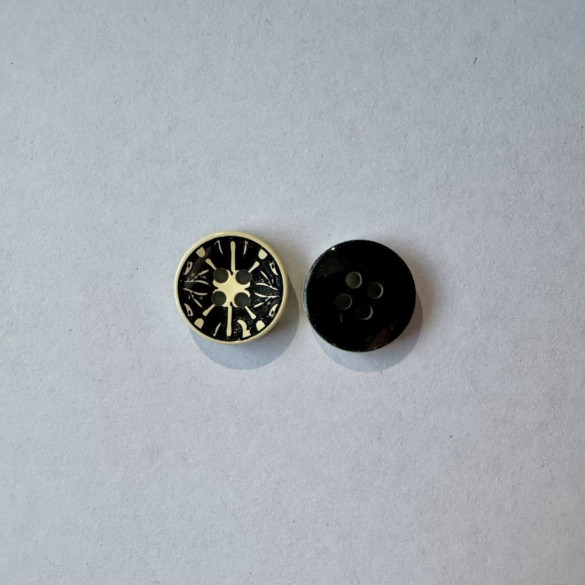 Bouton noir et blanc 14 mm - Découvrez des centaines de modèles !