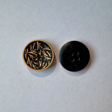Bouton noir et orange 21 mm - Découvrez des centaines de modèles !