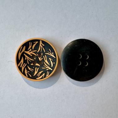 Bouton noir et orange 27 mm - Découvrez des centaines de modèles !