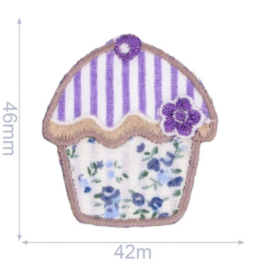 Thermocollant HKM Muffin avec fleurs