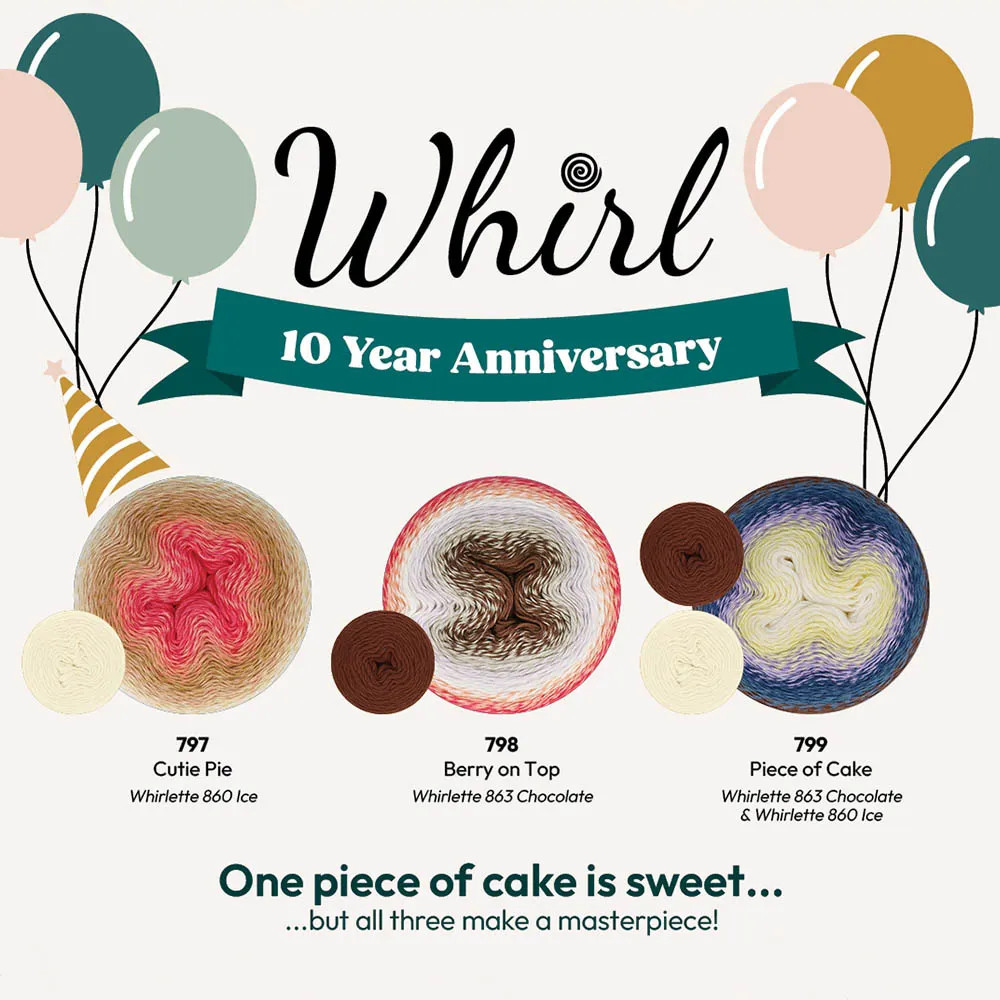 Cakes multicolores Scheepjes Whirl
