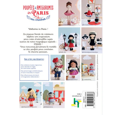 Poupées et amigurumis au crochet in Paris – Livre crochet avec 14 modèles élégants