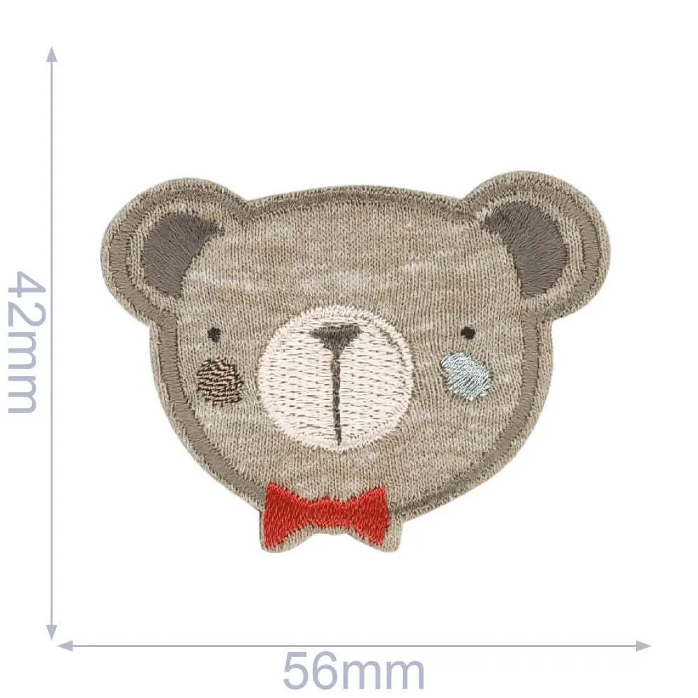 Thermocollant HKM Ours en peluche jersey marron