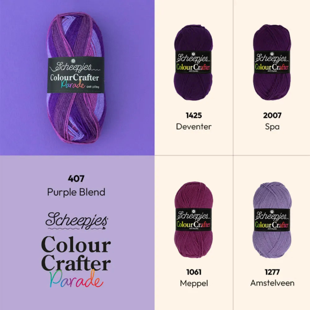 Fil anti-boulochage Scheepjes Colour Crafter Parade