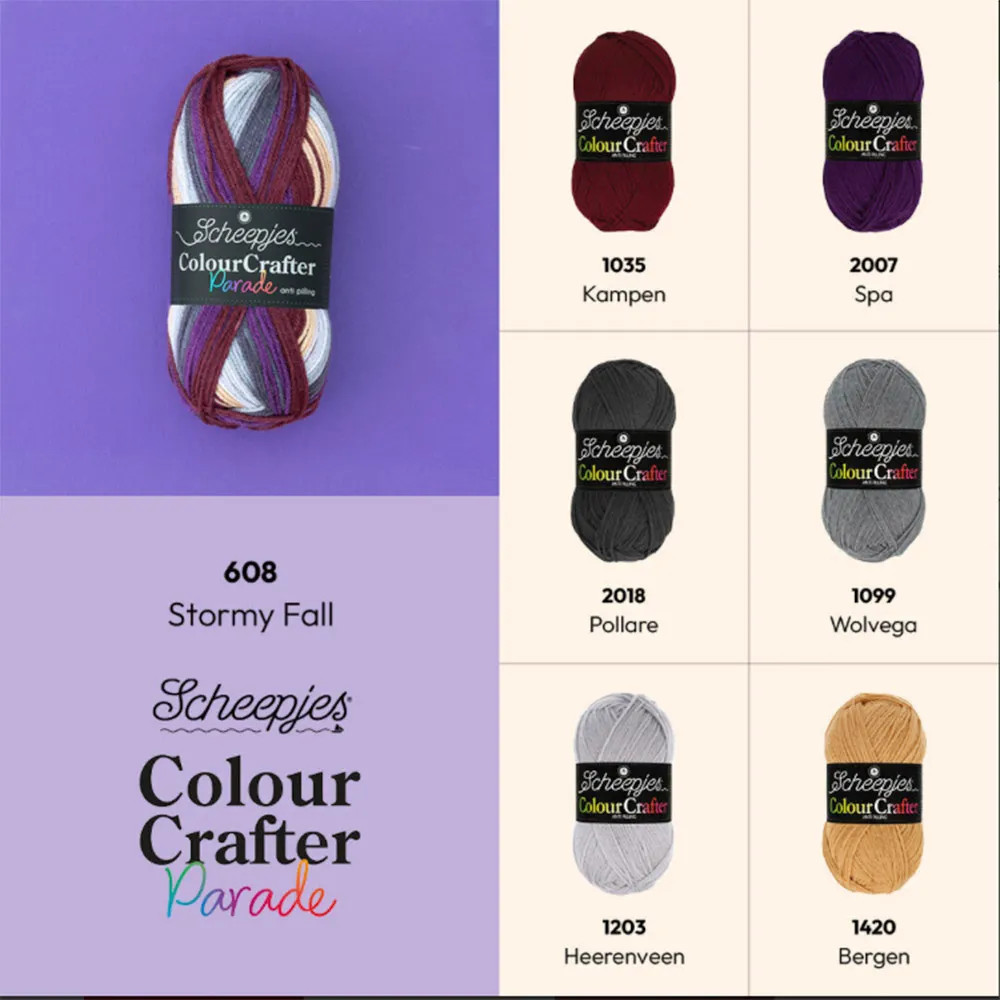 Fil anti-boulochage Scheepjes Colour Crafter Parade