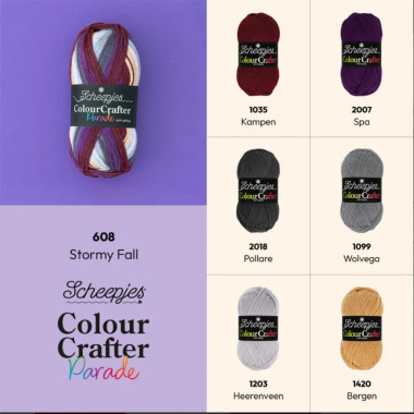 Fil anti-boulochage Scheepjes Colour Crafter Parade