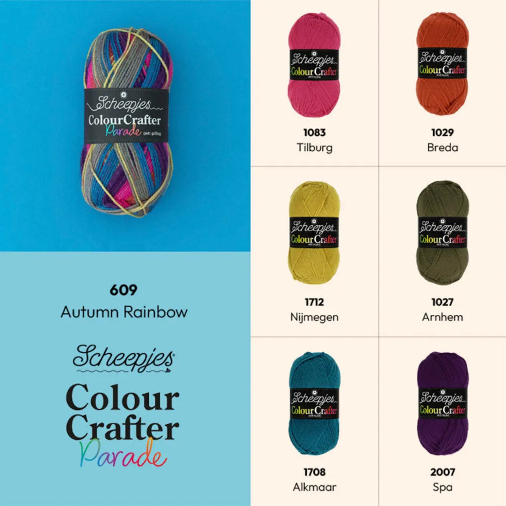 Fil anti-boulochage Scheepjes Colour Crafter Parade