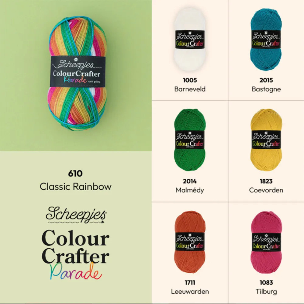 Fil anti-boulochage Scheepjes Colour Crafter Parade