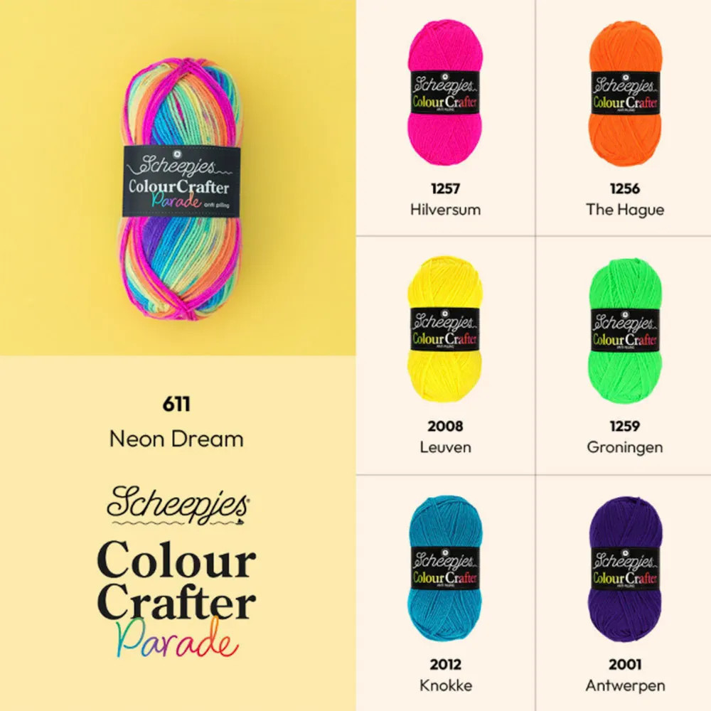 Fil anti-boulochage Scheepjes Colour Crafter Parade