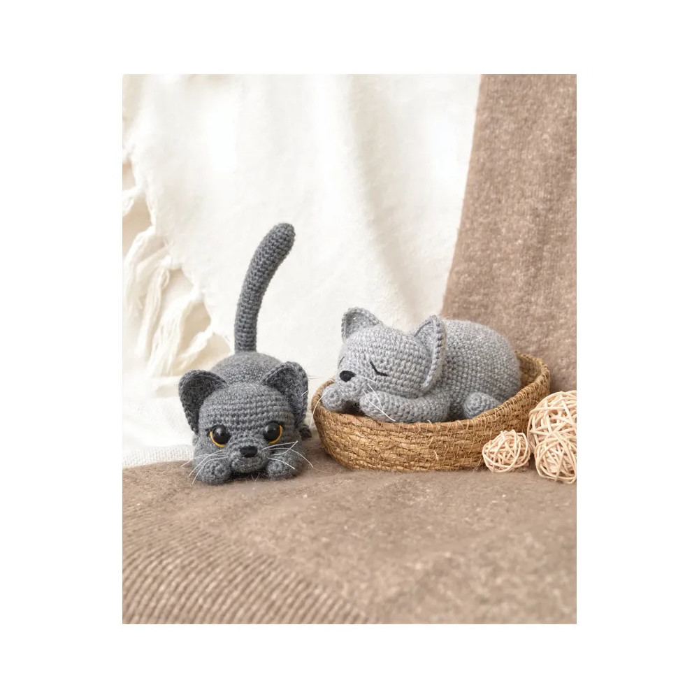 Chiens & Chats au crochet – Livre amigurumi chiens et chats réalistes