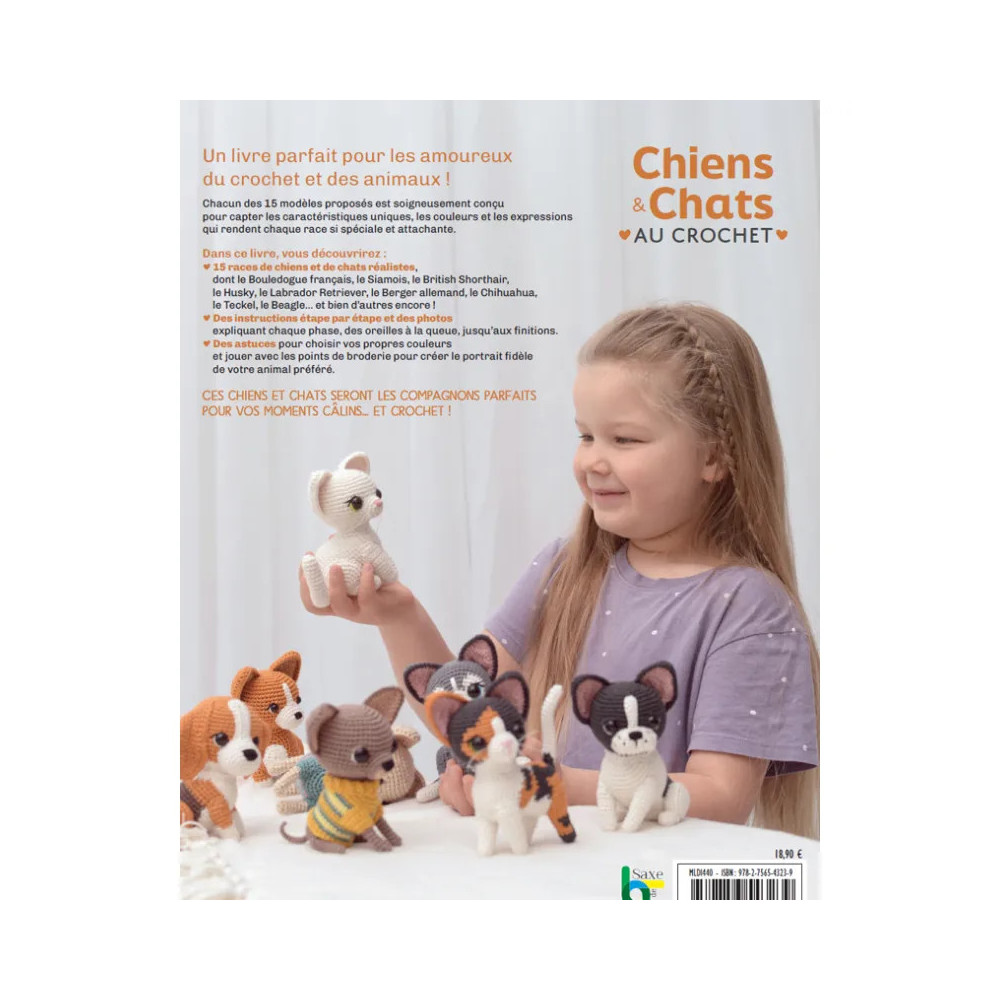 Chiens & Chats au crochet – Livre amigurumi chiens et chats réalistes