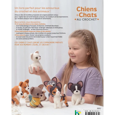 Chiens & Chats au crochet – Livre amigurumi chiens et chats réalistes