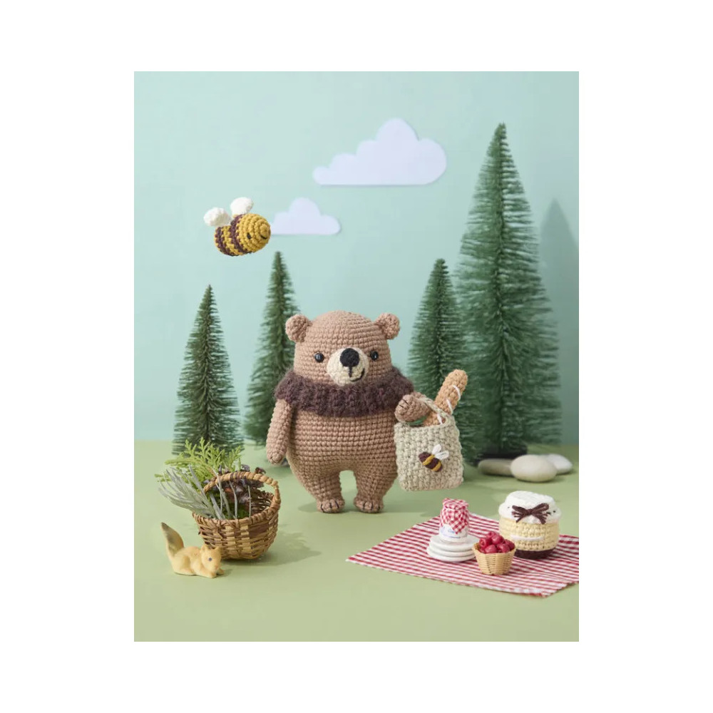 Tendres animaux au crochet – Livre amigurumi et personnages de Val Bichon