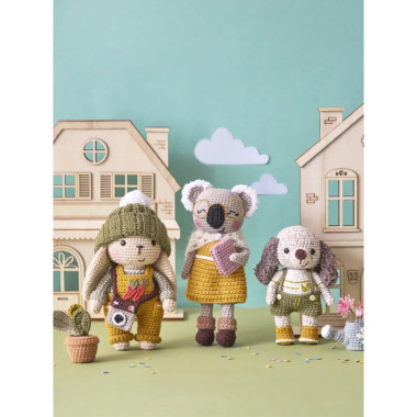 Tendres animaux au crochet – Livre amigurumi et personnages de Val Bichon