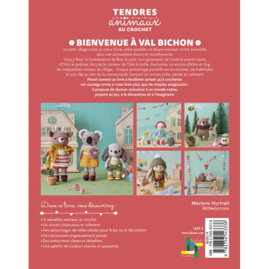 Tendres animaux au crochet – Livre amigurumi et personnages de Val Bichon