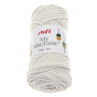 My Macramé de Stafil – Fil en coton recyclé pour macramé