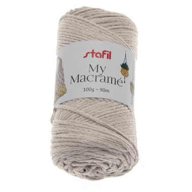 My Macramé de Stafil – Fil en coton recyclé pour macramé