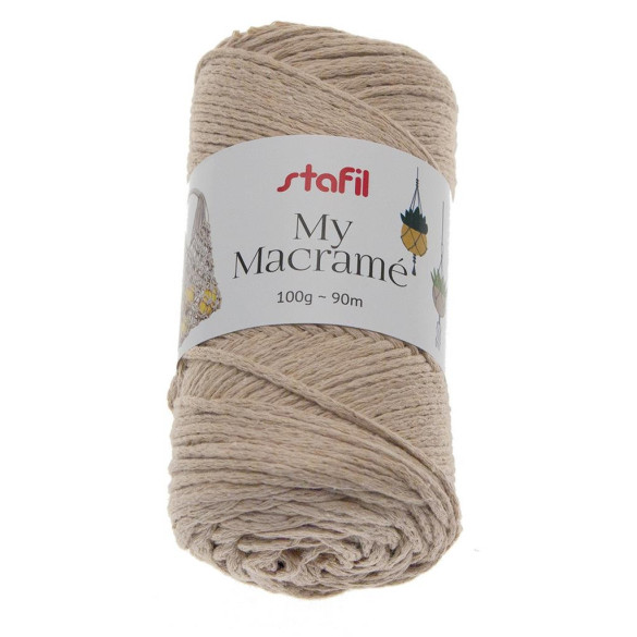 My Macramé de Stafil – Fil en coton recyclé pour macramé